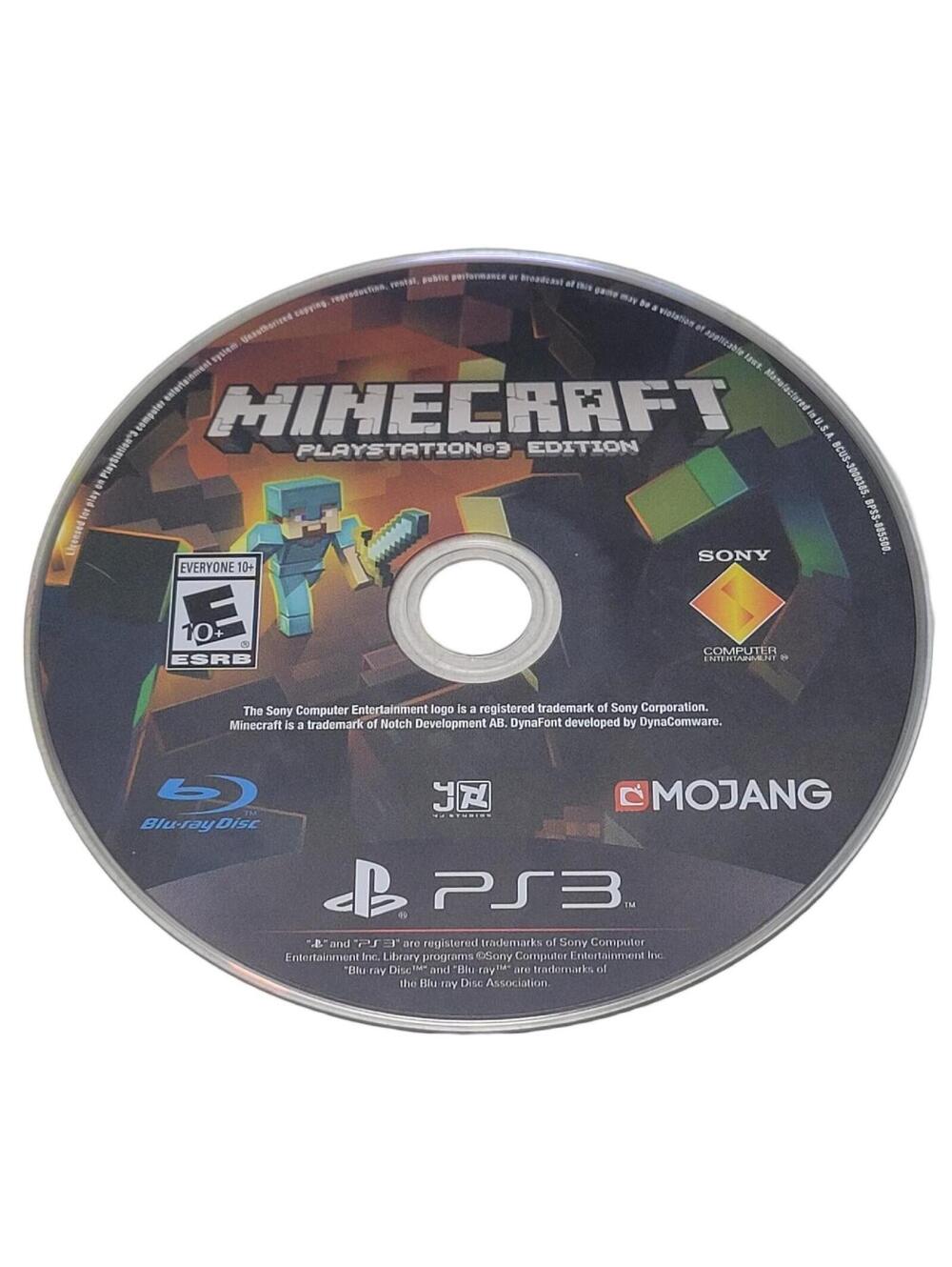Minecraft PlayStation 3 Edition (Sony PlayStation 3, PS3, 2014) Disc Only TESTED